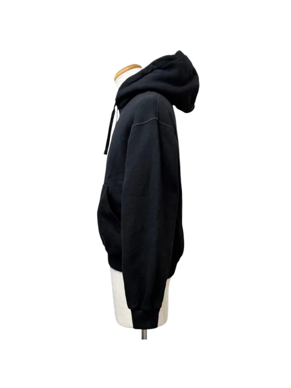 Gucci Interlocking Logo Print Sweatshirt Hoodie Black XS